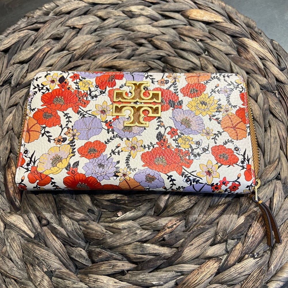 Tory Burch Britten Blossom Ditsy Wallet